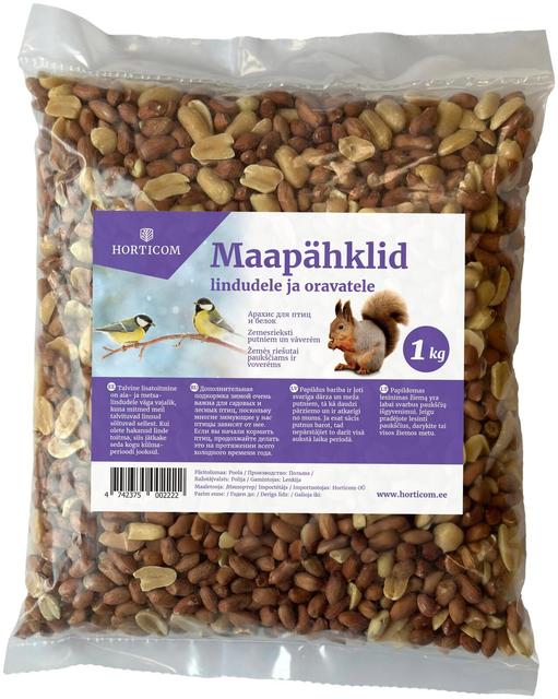 Horticom maapähklid lindudele ja oravatele 1kg