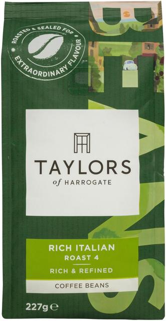 Taylors of Harrogate 227g Rich Italian kahvipapuja