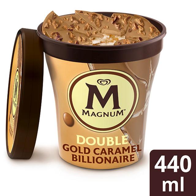 Magnum Double Gold Caramel Billionaire Jäätelö 440ml/303g