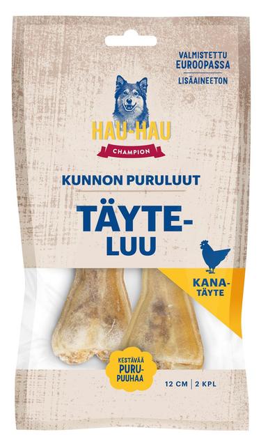 Hau-Hau Champion Kunnon puruluut Täyteluu kanalla 12 cm, 2 kpl, 110 g