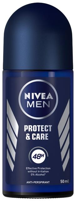 NIVEA MEN 50ml Protect & Care Deo Roll-on -antiperspirantti