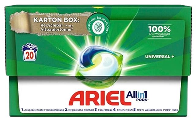 Ariel geelkapslid universal+ 20tk