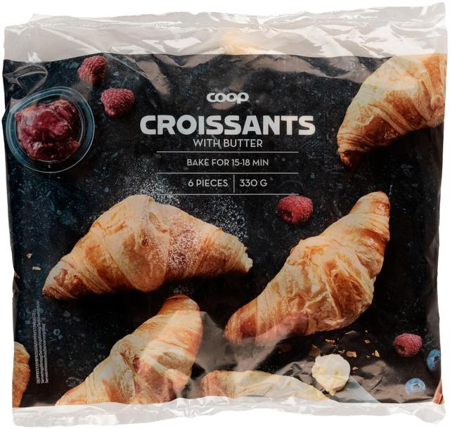 Coop croissant voilla leivottu 6 kpl 330 g pakaste