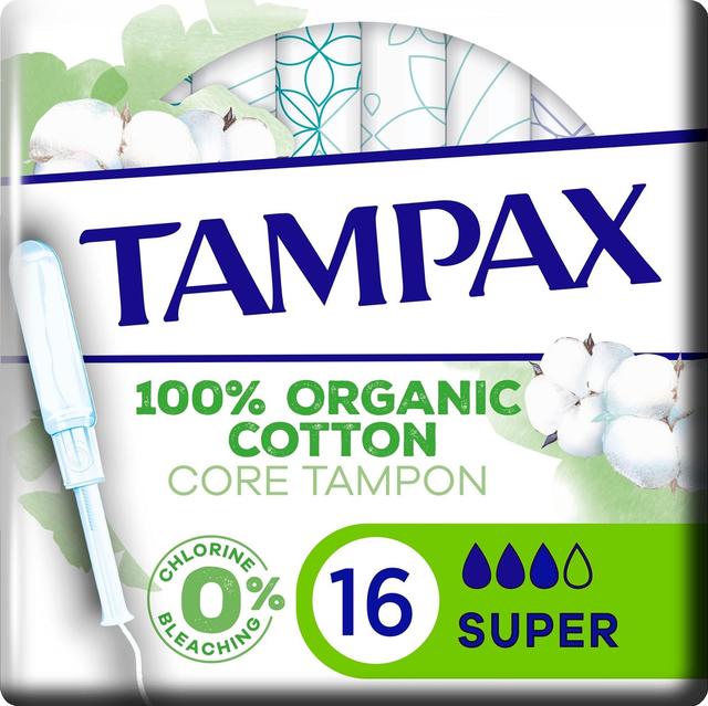 Tampax Organic Cotton Super tamponi 16kpl