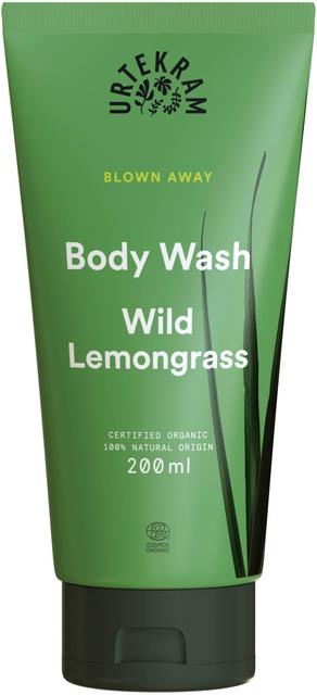 URTEKRAM Luomu Wild Lemongrass Suihkusaippua 200 ml