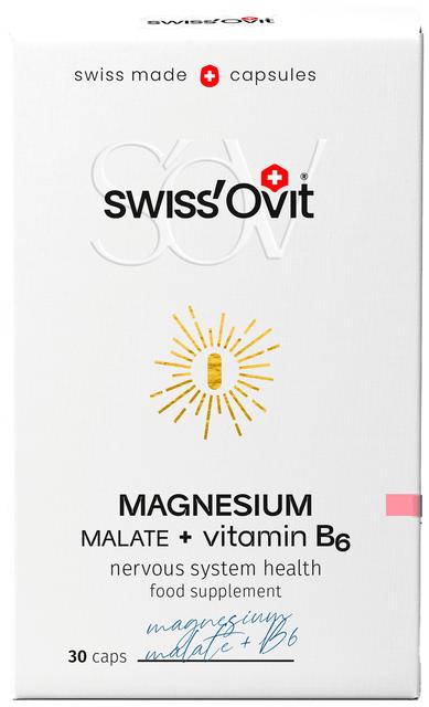 Swiss´Ovit Magnesium Malate + Vitamiin B6 N30