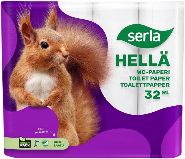 Serla Hellä WC-paperi 32rl valkoinen