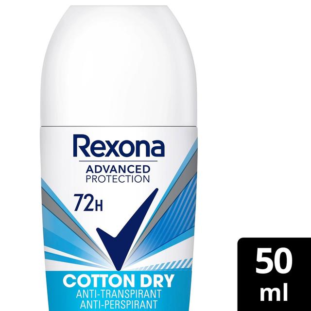 Rexona Advanced Protection Cotton Dry Antiperspirantti Deodorantti Roll-on naisille 50 ml