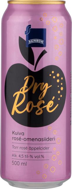 Rainbow Dry Rosé 4,5% 500ml kuiva rosé-omenasiideri