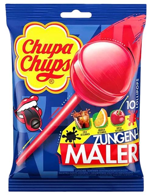 Chupa Chups Tongue Painter pulgakommid kotis (10tk) 120g