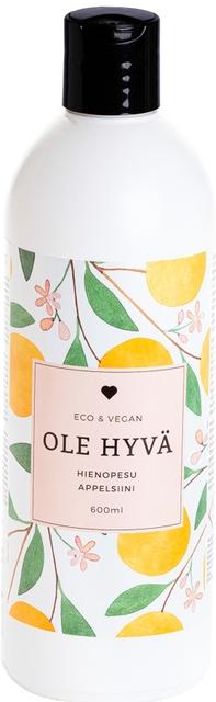 Ole Hyvä hienopesu appelsiini 600ml