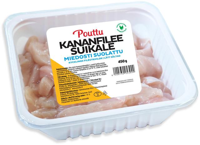 Pouttu Kanan Filee suikale 450g, miedosti suolattu