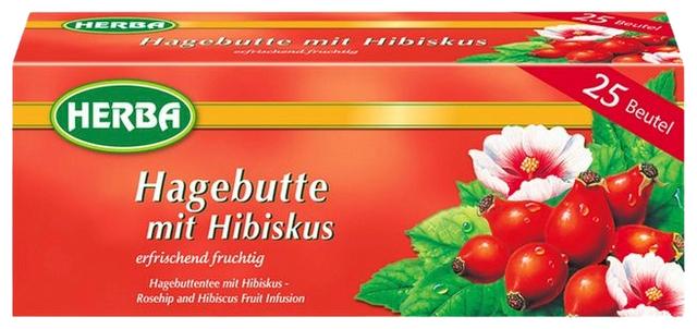 Kibuvitsa-hibiskitee niidiga kotis 25pk, 50g