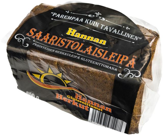 Hannan Saaristolaisleipä 650g, gluteeniton