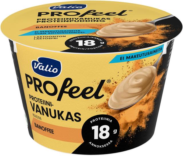 Valio PROfeel® proteiinivanukas 185 g banoffee makeutusaineeton laktoositon