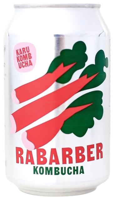 Karu Kombucha rabarberi 330ml