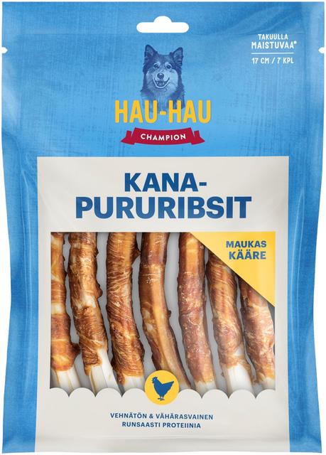 Hau-Hau Champion Kanapururibsit 17 cm, 7 kpl, 490 g