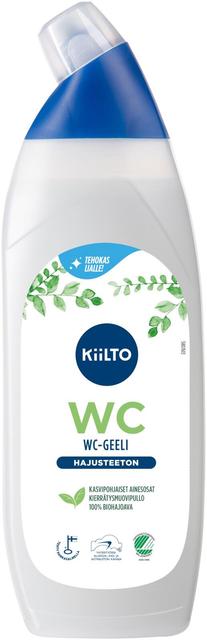 Kiilto biohajoava WC-geeli Hajusteeton 750 ml
