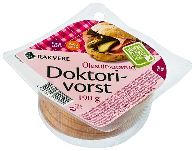 Doktorivorst, viilutatud 190 g