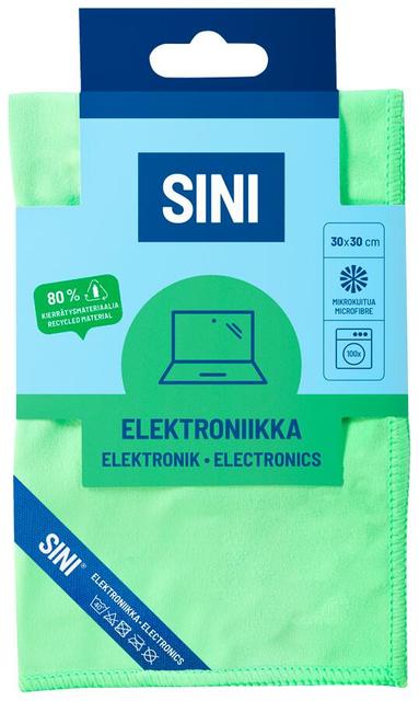 Sini Elektroniikkaliina mikrokuitua 30x30 cm