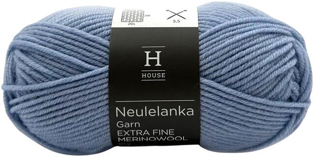 House neulelanka merinovilla 311120 50 g Light Blue 12107