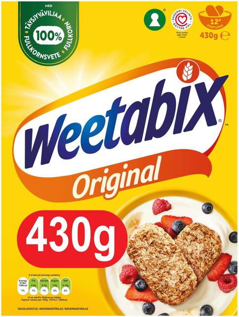 Weetabix 430 g täysjyvä vehnämuroke
