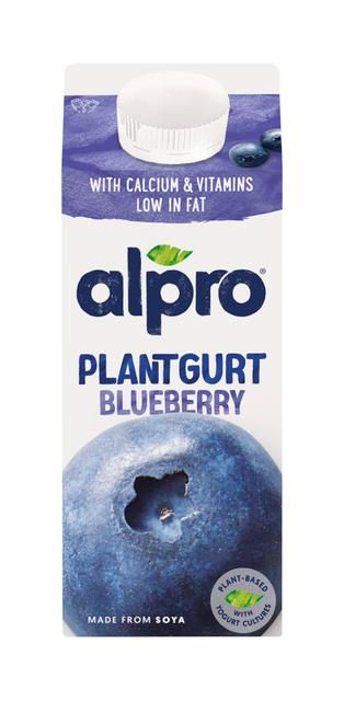 Alpro Plantgurt Hapatettu soijavalmiste, mustikka 750g