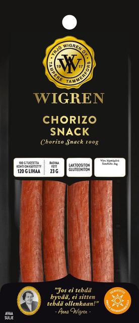 Wigren Chorizo Snack 100g