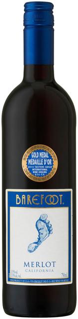 Barefoot Merlot GT vein 12,5%vol 750ml