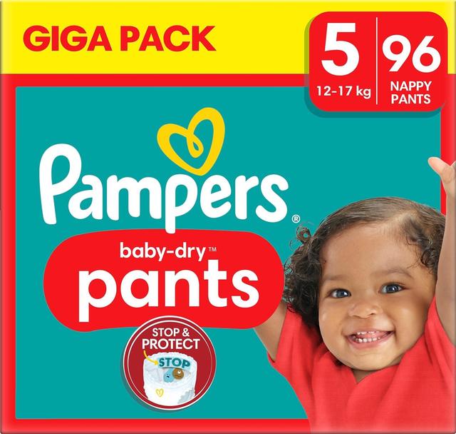 Pampers BabyDry Pants S5 12-17kg 96kpl vaippa