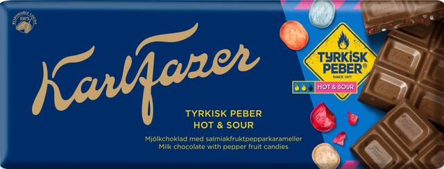 Karl Fazer Tyrkisk Peber Hot&Sour suklaalevy 180g