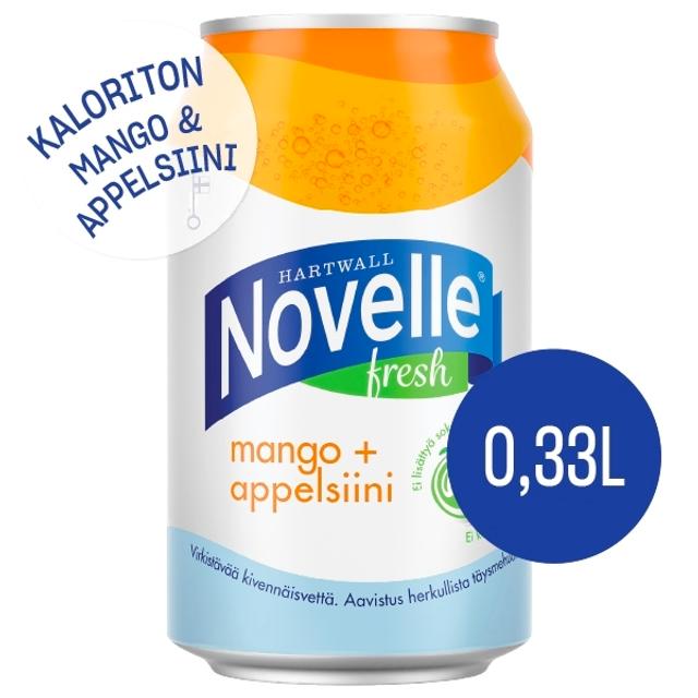 Novelle Mango-Apelsini mineraalvesi 330ml