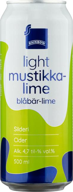 Rainbow mustikka-lime light siideri 4,7% 0,5 tlk
