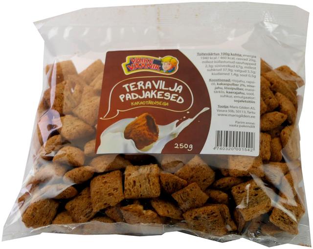 Teraviljapadjakesed kakao 250g