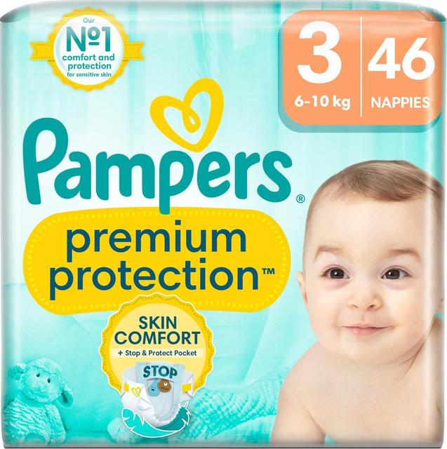 Pampers Premium Protection S3 6-10kg 46kpl vaippa