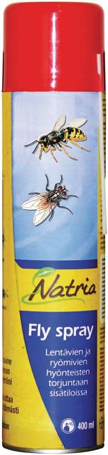 Natria 400ml Fly Spray hyönteisten torjuntaan