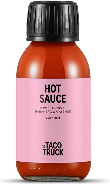 Hot Sauce - Kastike joka sisältää 50% auringossa kypsyneitä Habanero & Cayenne -pippureita Perusta (vahva).