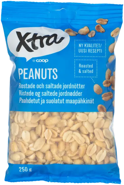 Xtra suolapähkinät 250 g