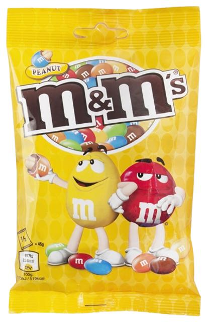 M&M´s pähklitega kommid 90 g