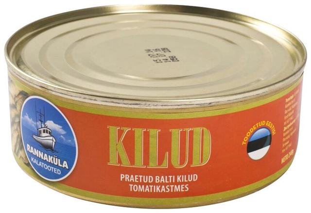 Praetud Balti kilud tomatikastmes 240 g