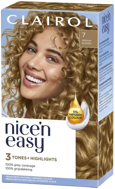 Juuksevärv Clairol püsi 7 keskmine blond