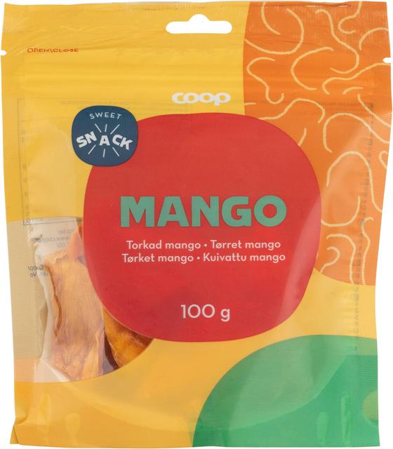 Coop kuivattu mango 100 g