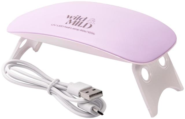 Wild&Mild UV/LED -lamppu Wild&Mild Soak Off -geelikynsilakan kuivaamiseen, 6W