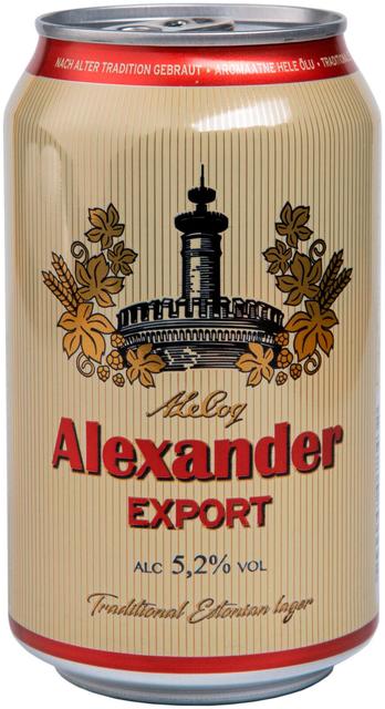 ALEXANDER EXPORT ÕLU 5,2%vol 330 ML