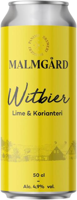 Malmgård Witbier 4,9% 0,5l tlk