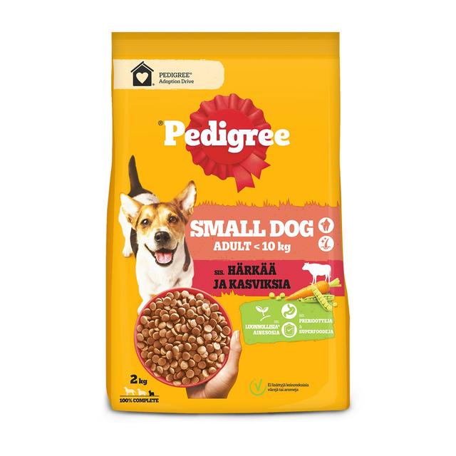 Pedigree Mini Härkää ja kasviksia koiran kuivaruoka 2kg