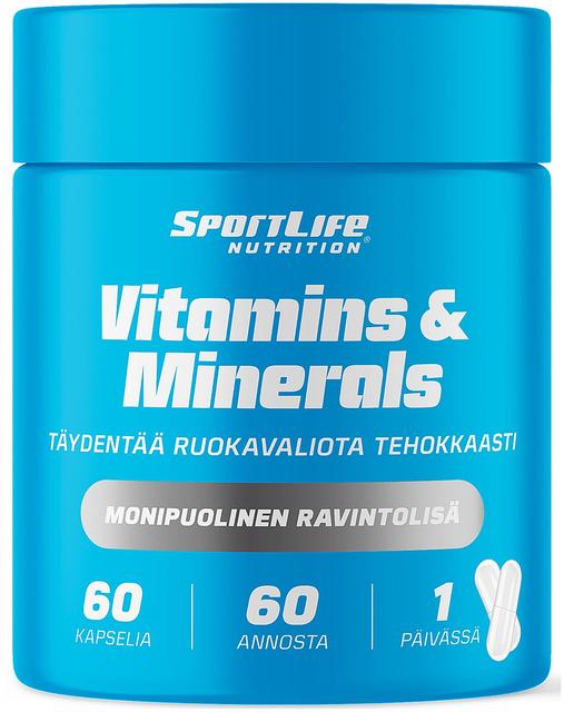 SportLife Nutrition Vitamins&Minerals 60kaps