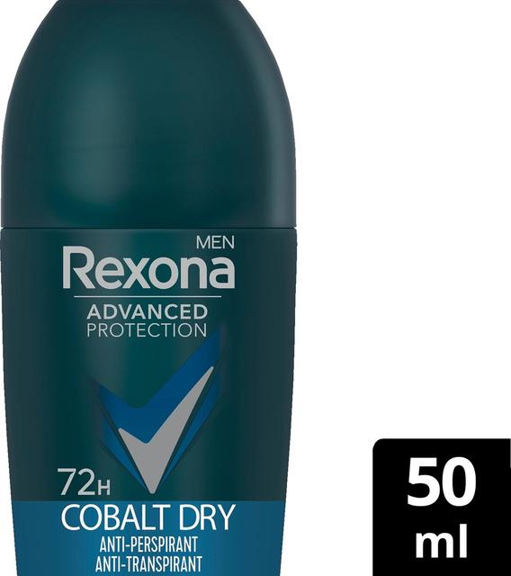 Rexona Advanced Protection Cobalt Dry Antiperspirantti deodorantti Roll-On miehille 50 ml