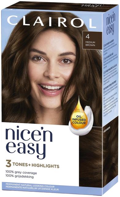 Juuksevärv Clairol püsi 4 helepruun