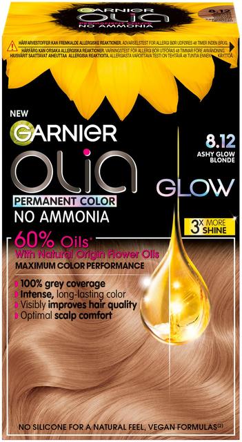 Juuksevärv Olia ashy glow blonde 8.12